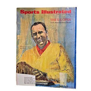 Vintage 1967 Sports Illustrated Us Open Golf Magazine Bill Casper Collectible